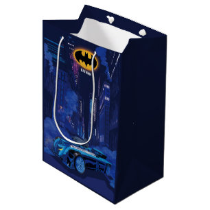 Sac Cadeau Moyen Patrouille nocturne de Batman dans la ville de Got