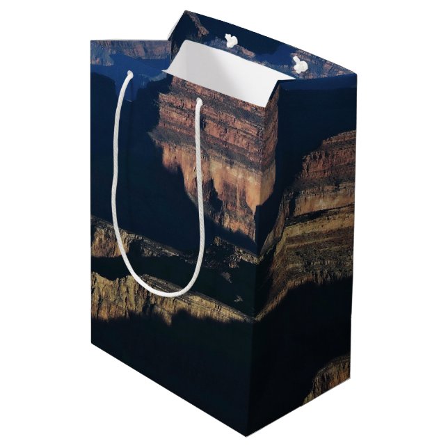 Sac Cadeau Moyen Paysage abstrait du Grand Canyon de l'Ouest (Dos Angle)