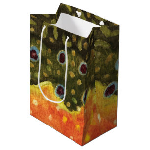 Sac Cadeau Moyen Pêche à la mouche à la truite broyée