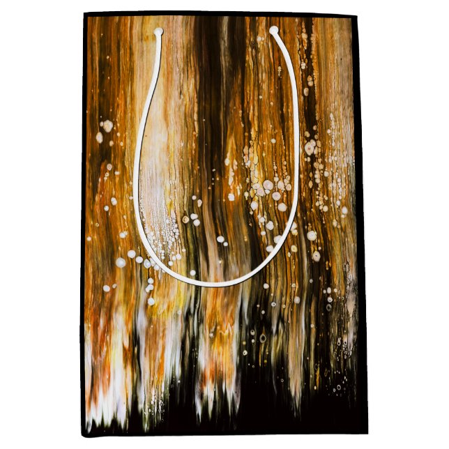 Sac Cadeau Moyen Peinture pour cellules essuyer l'art Abstrait (Devant)