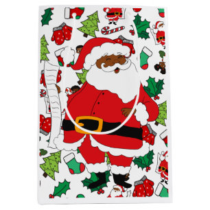 Sac Cadeau Moyen Père Noël