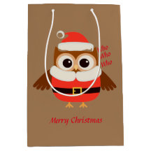 Père Noël Owl Giftbag