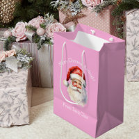 Père Noël rose mignon Filles personnalisées Noël