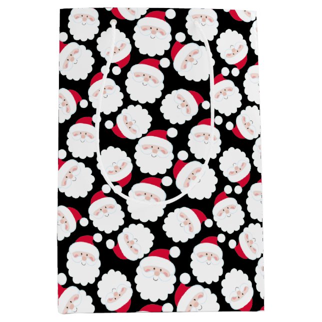 Sac Cadeau Moyen Pères Noël (Devant)