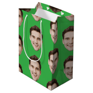 Sac Cadeau Moyen Personnalisé Visage Personnalisé Anniversaire Soir