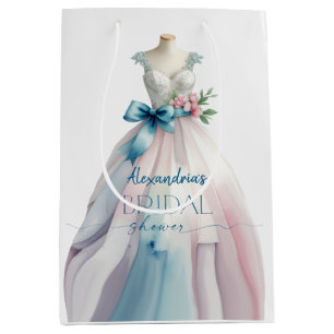 Sac Cadeau Moyen Personnaliser la robe de shower de mariage