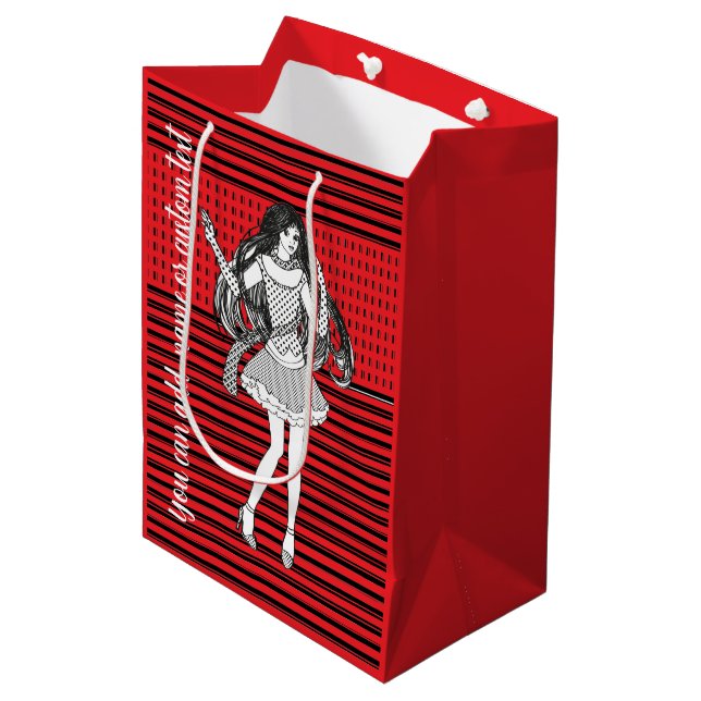 Sac Cadeau Moyen petite amie (Devant Angle)
