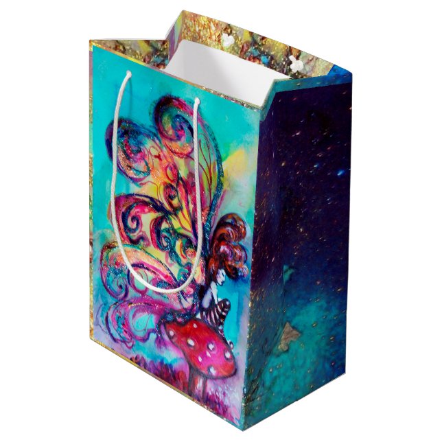 SAC CADEAU MOYEN PETITE ELLE DE CHAMPIGNONS (Dos Angle)