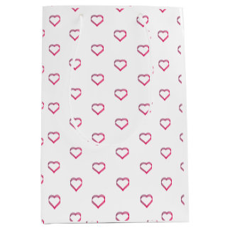 sac cadeau moyen petits coeurs
