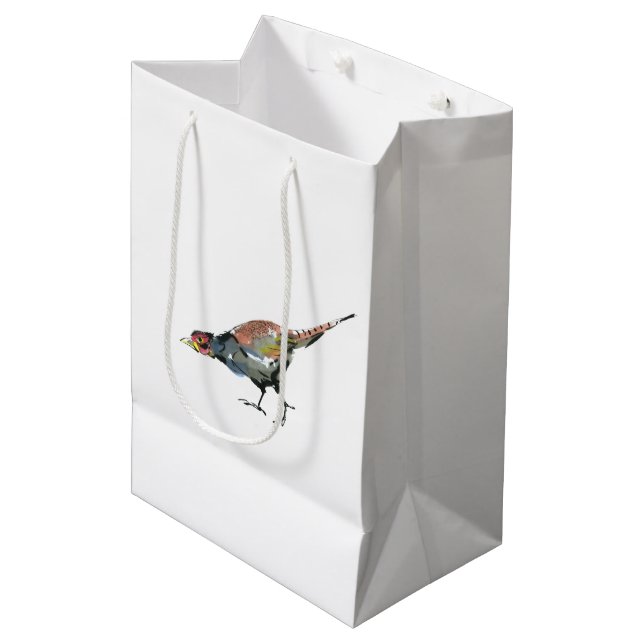Sac Cadeau Moyen Pheasant (Devant Angle)