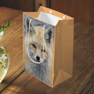 Sac Cadeau Moyen Photo de la faune de Red Fox