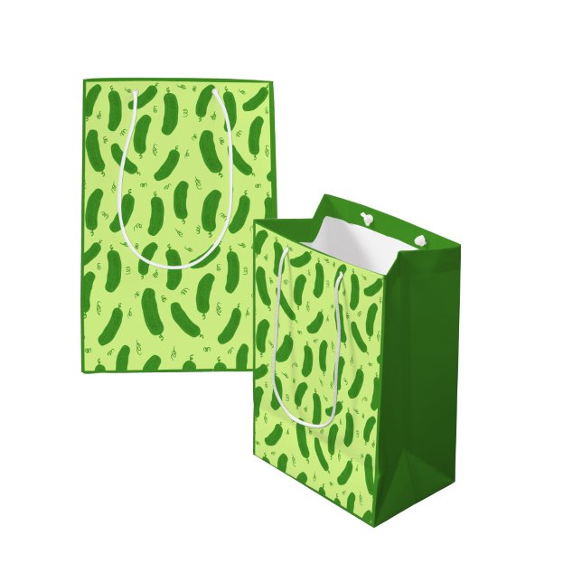 Sac Cadeau Moyen Pickle & Fresh Collection patterned (Créateur téléchargé)