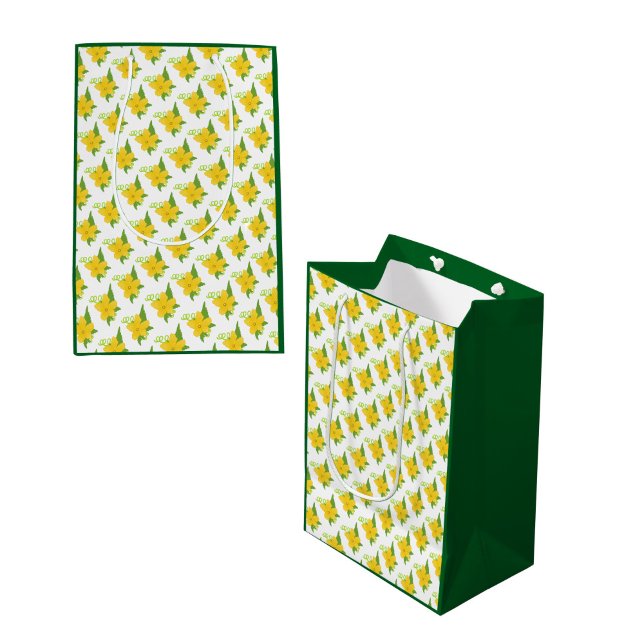 Sac Cadeau Moyen Pickle & Fresh Collection patterned floral (Créateur téléchargé)