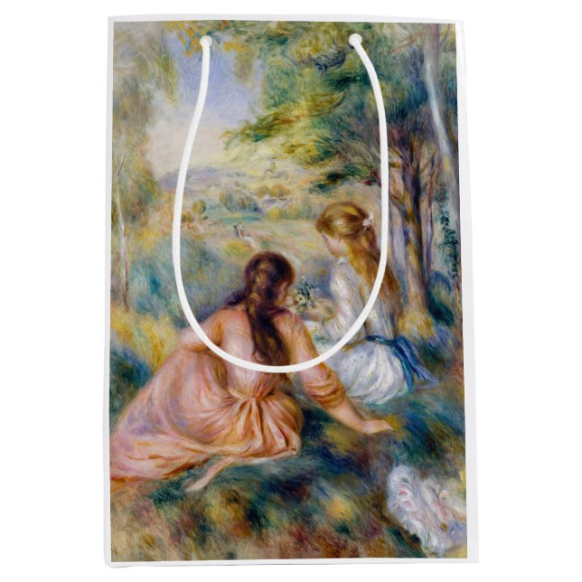 Sac Cadeau Moyen Pierre-Auguste Renoir - Dans le pré (Devant)