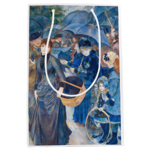 Sac Cadeau Moyen Pierre-Auguste Renoir - Les Parapluies