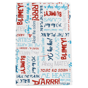Sac Cadeau Moyen Pirate Slogans Party Pirate Medium Cadeau