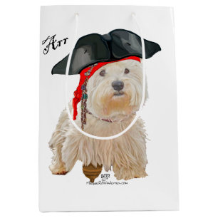 Sac Cadeau Moyen Pirate Westie