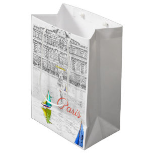 Sac Cadeau Moyen Piscine du Jardin du Luxembourg - Paris