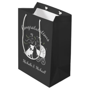 Sac Cadeau Moyen Pit Bull Chien Baby shower Genre Neutre Pitbull