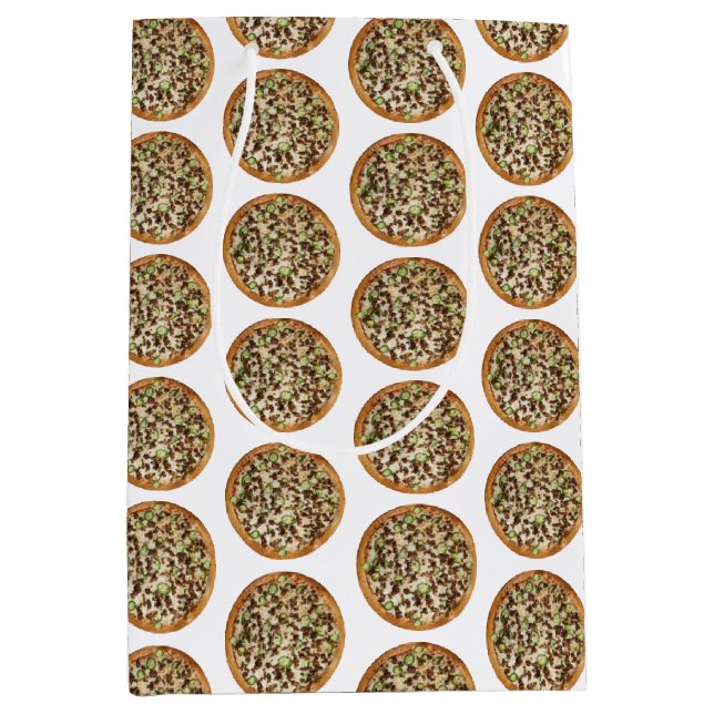 Sac Cadeau Moyen Pizza (Devant)