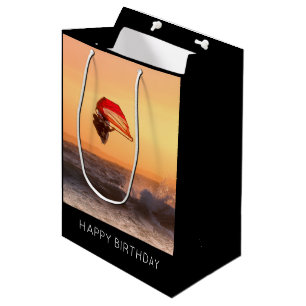 Sac Cadeau Moyen Planche À Voile Au Sunset Surfer Planche À Voile
