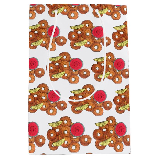 Sac Cadeau Moyen Plat de Calamari frits Alimentation Italienne Entr (Devant)