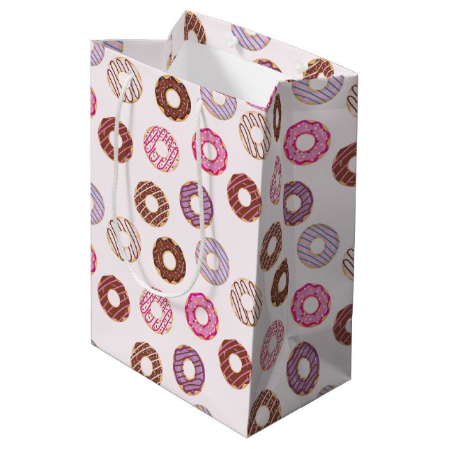 Sac Cadeau Moyen Plus de Donuts   (Dos Angle)