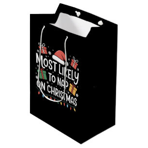 Sac Cadeau Moyen Plus susceptible de faire la sieste lors de la cor