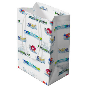 Sac Cadeau Moyen Poisson Fun Coloré Dans L'Eau