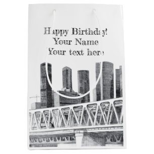 Sac Cadeau Moyen Pont du métro