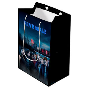 Sac Cadeau Moyen Poster de Riverdale Outside Pop's Diner