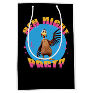 Sac Cadeau Moyen Poules drôles Soirée de poulet humour de fête