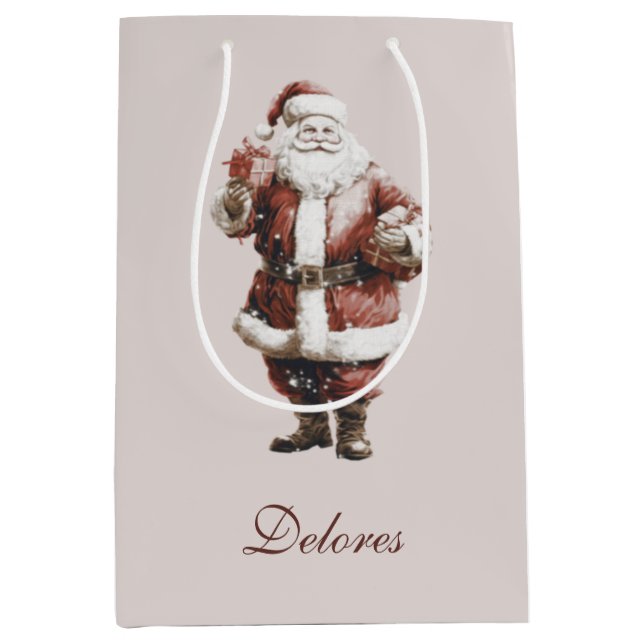 Sac cadeau moyen pour le Père Noël (Devant)