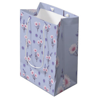 Sac Cadeau Moyen Poussière de Fée Marguerites