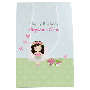 Sac Cadeau Moyen Princesse des Fées de Woodland