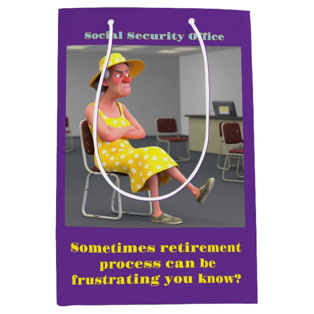 SAC CADEAU MOYEN " PROCESSUS DE RETRAITE AU BUREAU DES SOUS-FONCTIO (Devant)