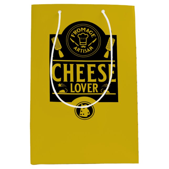 Sac Cadeau Moyen Producteur de fromage (Devant)