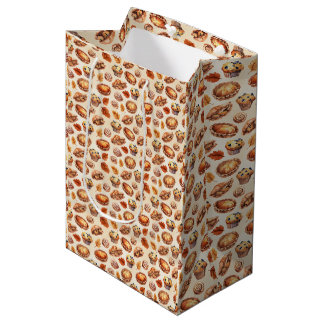 Sac Cadeau Moyen Produits de boulangerie d'automne