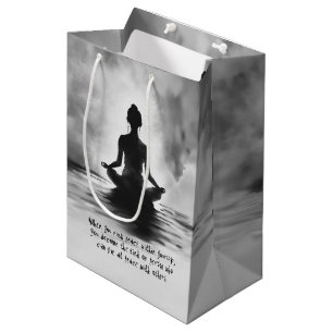 Sac Cadeau Moyen Professeur de méditation de yoga Pose du lotus Pei