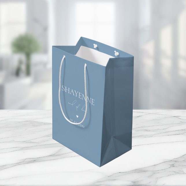 Sac Cadeau Moyen Quelque chose de bleu avant que je ne le fasse, un (Créateur téléchargé)