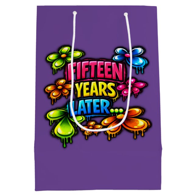 Sac Cadeau Moyen Quinze Ans Plus Tard (Dos)
