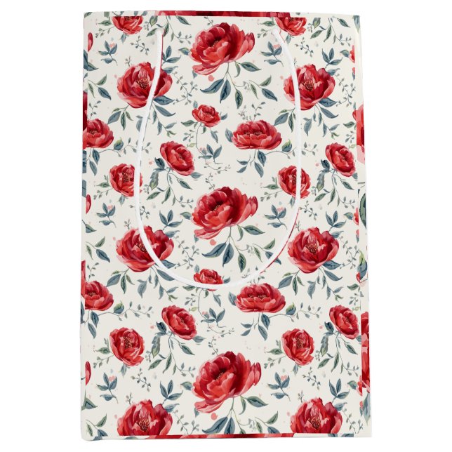 Sac Cadeau Moyen Radiant garden of confidence pattern (Devant)