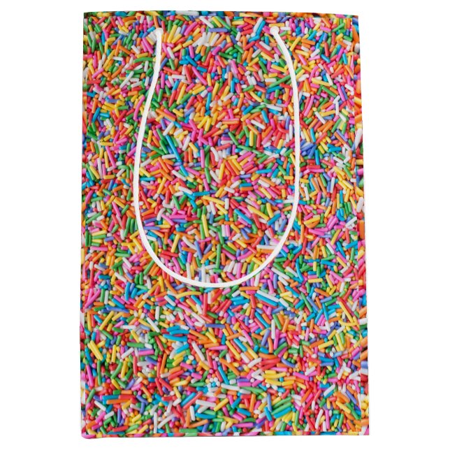 Sac Cadeau Moyen Rainbow sprinkles (Devant)