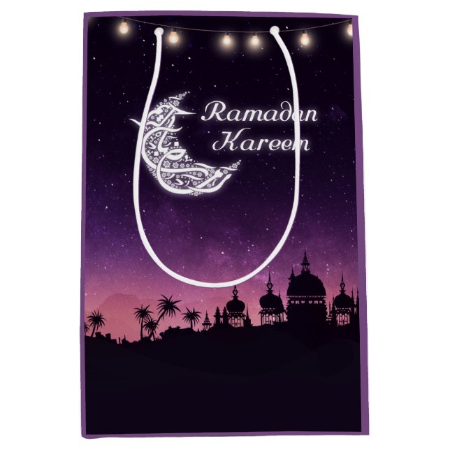 Sac Cadeau Moyen Ramadan Kareem (Devant)