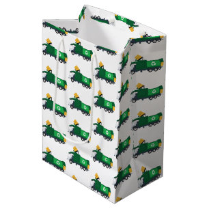 Sac Cadeau Moyen Recyclage Camion à ordures