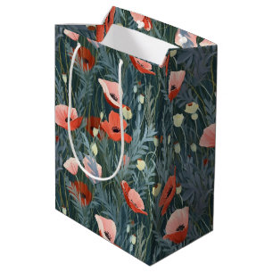 Sac Cadeau Moyen Red Poppy Meadow