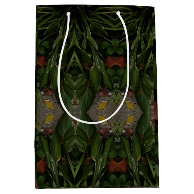 Sac Cadeau Moyen Réflexions plantes (Devant)
