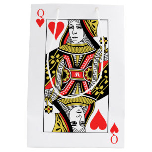 Sac Cadeau Moyen Reine des coeurs