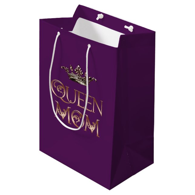 Sac Cadeau Moyen Reine maman (Devant Angle)