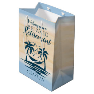 Sac Cadeau Moyen Retirement Beach Hammock Relaxant